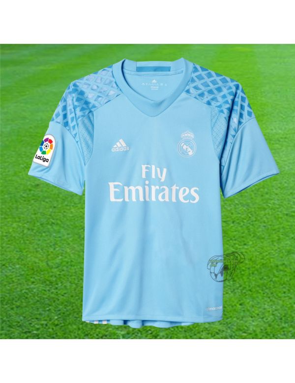 UDG - Adidas - Maillot Gardien de but Real Madrid Bleu ciel AI5175