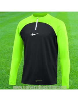 Boutique pour gardiens de but Polos / t-shirts  Nike - Maillot ACADEMY PRO DRILL TOP NOIR / FLUO DH9230-010 / 36