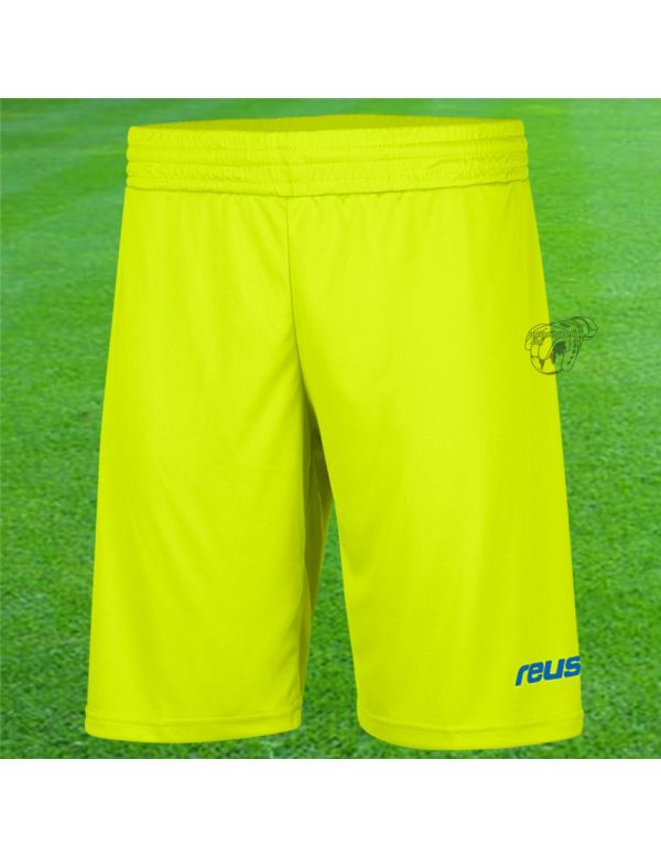 Boutique pour gardiens de but Shorts Joueur (sans protection)  Reusch - Match short jaune fluo 3918705-500 / 162